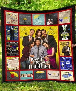 How I Met Your Mother Fan Quilt Bedding Set with Custom Name, Great for Bedroom Decor and Family Gifts