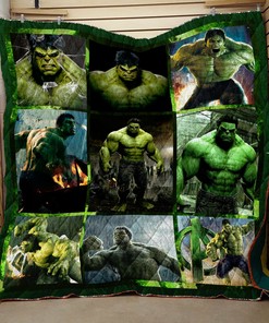 Hulk Superhero Quilt Bedding Set for Bedroom Decor and Gifts for Family