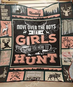 Hunting Girl Quilt Bedding Set - Personalize Your Bedroom Decor and Gifts for Family