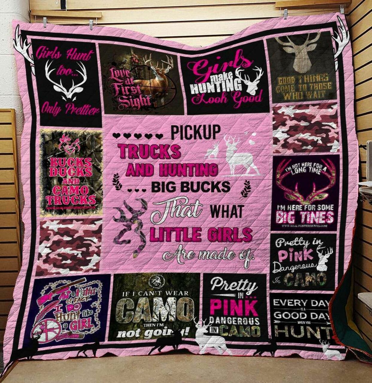 Hunting Ng110708B Tbg Quilt Blanket Bedding Set - Great for Bedroom Decor and Family Gifts