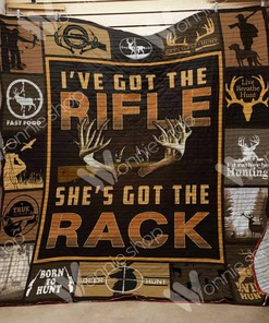Hunting Quilt Bedding Set for picnics and Home Decoration, Perfect for Family Gift