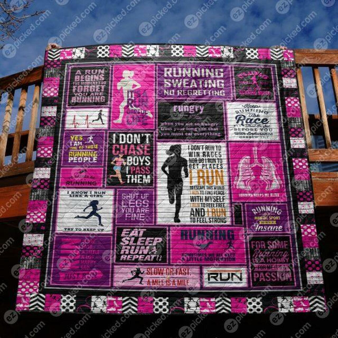 I Do Not Chase Boys I Pass Them Quilt Bedding Set Blanket Bedroom Decor, Gifts for Family