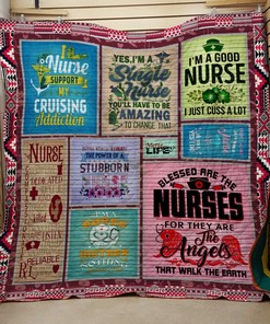 I Nurse Support My Cruising Addiction Personalized Quilt Bedding Set for Bedroom Decor and Family Gifts