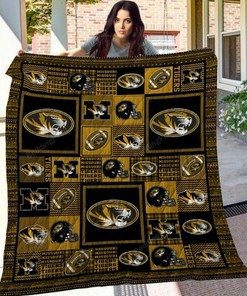 Ideal Ncaa Missouri Tigers Bedding Set Quilt Blanket - Gifts for Fans & Bedroom Decor