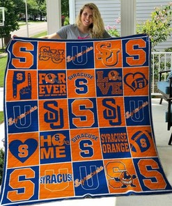 Ideal Ncaa Syracuse Orange Bedding Set Quilt Blanket - Gifts for Fans & Bedroom Decor