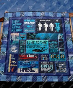 If Found On Land Please Throw Back Into The Ocean Quilt Bedding Set Blanket