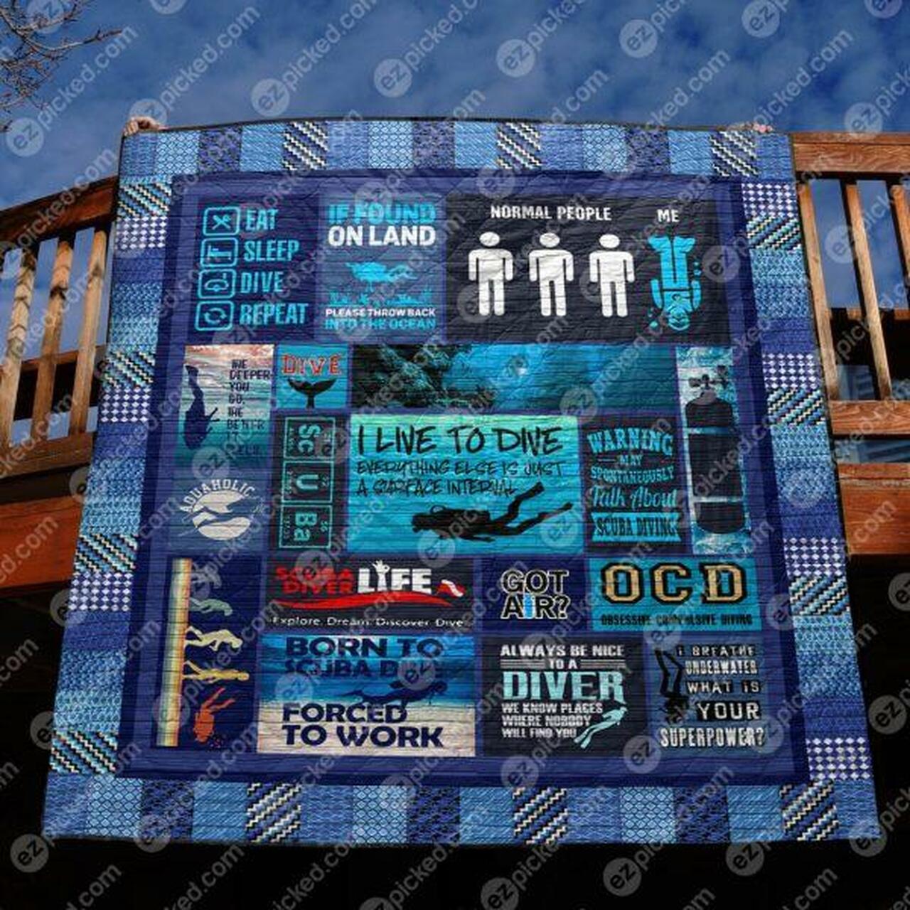 If Found On Land Please Throw Back Into The Ocean Quilt Bedding Set Blanket