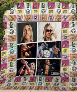 Iggy Pop Quilt Bedding Set Bedroom Decor, Gifts for Family