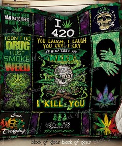 Im Blunt Because God Rolled Me That Way Quilt Bedding Set Bedroom Decor, Gifts for Family