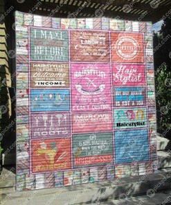 Improve Yourself See Your Hairstylist Quilt Bedding Set Blanket Bedroom Decor, Gifts for Family
