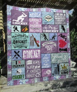 In A Relationship With Cricket Quilt Bedding Set Blanket Bedroom Decor, Gifts for Family