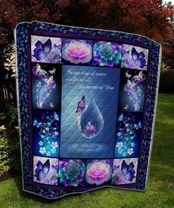 In One Drop Of Water Are Found All The Secred Of You Quilt Bedding Set Bedroom Decor, Gifts for Family