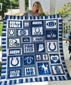 Indianapolis Colts Personalized Blanket Quilt Bedding Set - Ideal Gifts for Fans