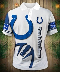 Indianapolis Colts Zigzag Casual Polo Shirt Gifts for Fans