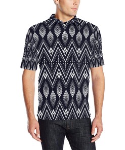 Indians Tribal Aztec Men Polo Shirt
