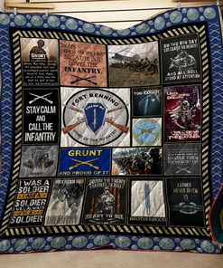 Infantry Quilt Bedding Set Bedroom Decor, Gifts for Family