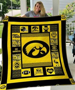 Iowa Hawkeyes Quilt Bedding Set Blanket Limited Quilt Bedding Set Blanket