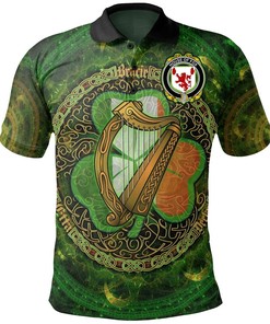 Ireland Clothing - House of FOX Irish Family Crest Polo Shirt - Celtic Tree