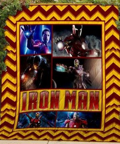 Iron Man Quilt Bedding Set Bedroom Decor