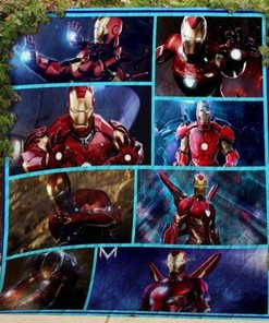 Iron Man Quilt Bedding Set Bedroom Decor, Gifts for Family