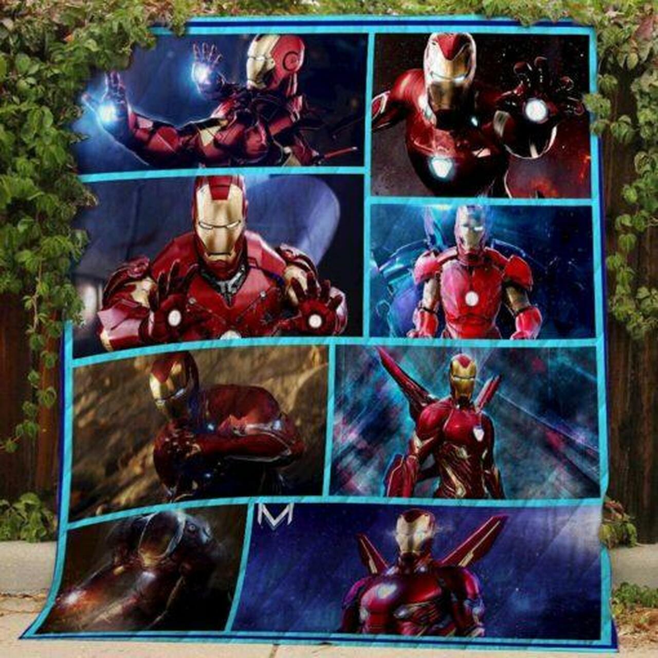 Iron Man Quilt Bedding Set Bedroom Decor, Gifts for Family