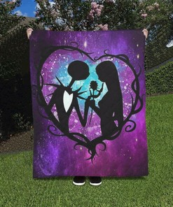 Jack And Sally Personalized Quilt Bedding Set - Perfect for Bedroom Decor and Family Gifts