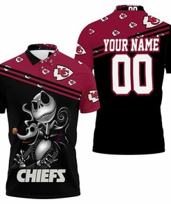 Jack Skellington Kansas City Chiefs 3D Personalized Polo Shirt