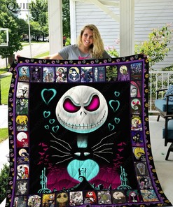 Jack Skellington The Nightmare Before Christmas Quilt Bedding Set Blanket Pumpkin King
