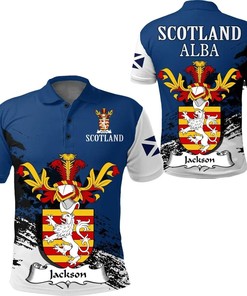 Jackson Scottish Family Crest Scotland Special Polo Shirt - Golf Shirt