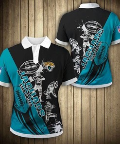 Jacksonville Jaguars Casual 3D Polo Shirt