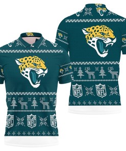 Jacksonville Jaguars Christmas 3D Polo Shirt