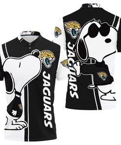 Jacksonville Jaguars Snoopy Lover 3D Printed Polo Shirt