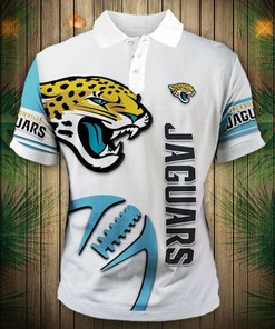 Jacksonville Jaguars Zigzag Casual Polo Shirt