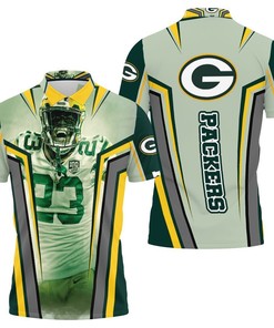 Jaire Alexander 23 Green Bay Packers 3D Polo Shirt