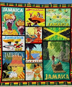 Jamaica 1 Quilt Blanket Bedding Set for Home Decoration, Perfect for Bedroom Decor and Family Gifts