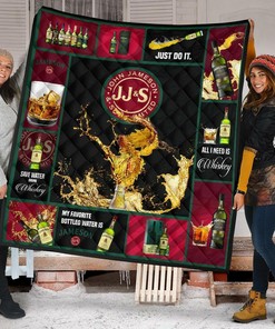 Jameson Irish All I Need Is Whisky Gift Idea Quilt Bedding Set Bedroom Decor, Gifts for Family