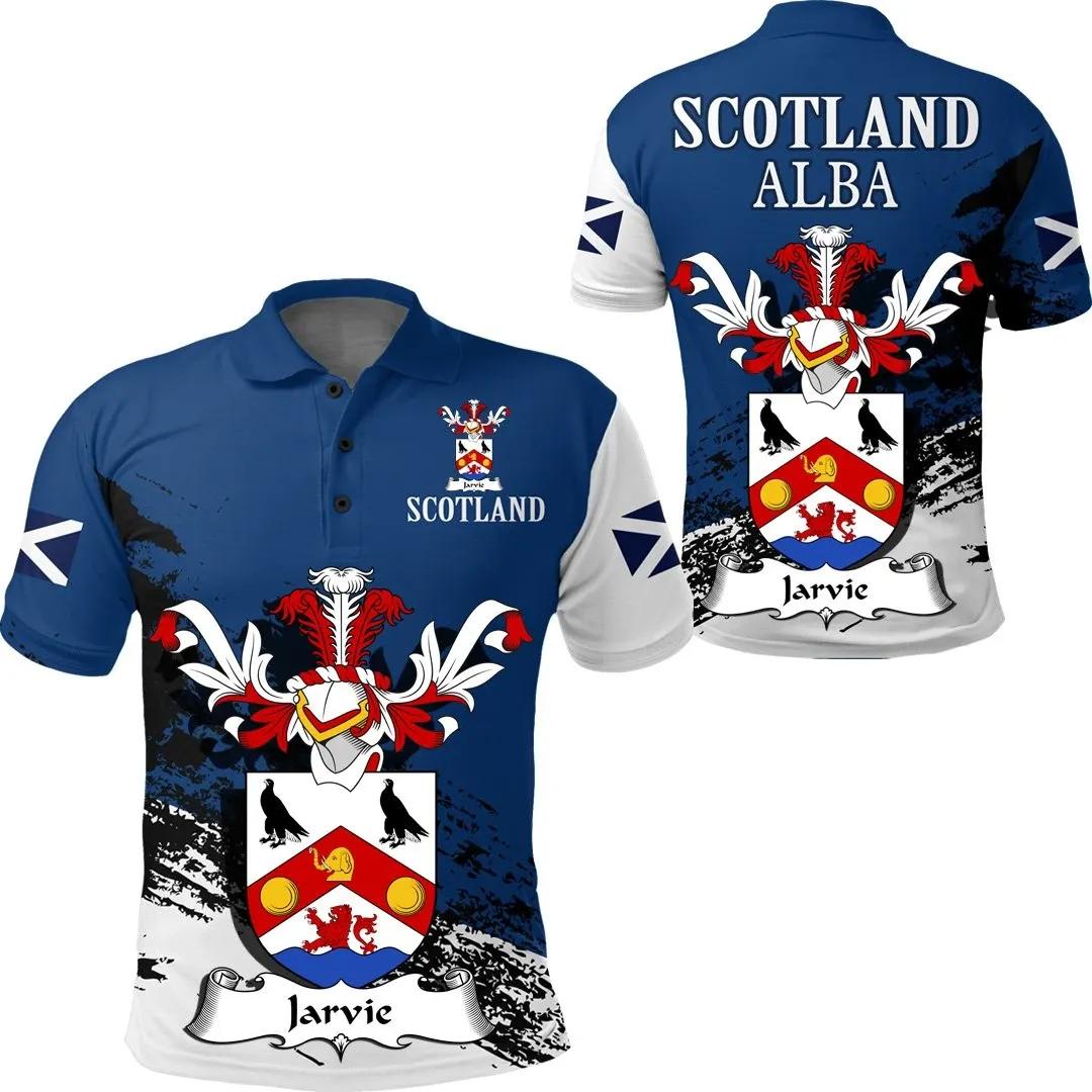 Jarvie Scottish Family Crest Scotland Special Polo Shirt - Golf Shirt