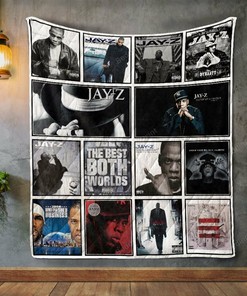 Jay-Z Album Covers Personalized Quilt Bedding Set - Ideal Gifts for Fans