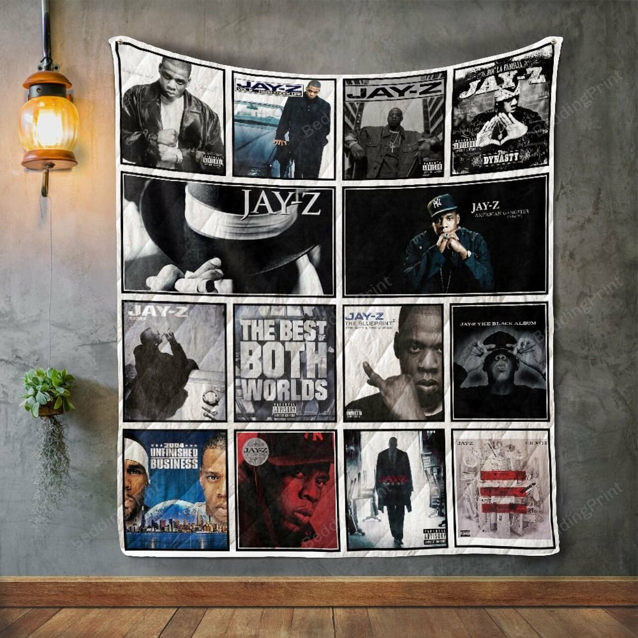 Jay-Z Album Covers Personalized Quilt Bedding Set - Ideal Gifts for Fans
