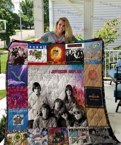 Jefferson Airplane Albums Cover Poster Quilt Bedding Set Bedroom Decor