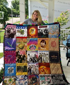 Jefferson Airplane Albums Cover Poster Quilt Bedding Set Bedroom Decor, Gifts for Family