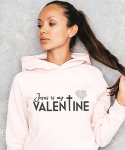 Jesus Is My Valentine Religious T-Shirt with Funny Valentine's Day Design