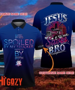 Jesus - Trucker Unisex Polo T-Shirt
