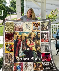 Jethro Tull Poster Quilt Bedding Set - Great for Bedroom Decoration and Gifts for Fans