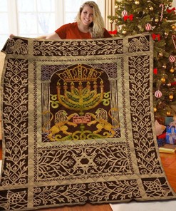 Jewish Quilt Bedding Set Bedroom Decor, Gifts for Family