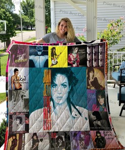 Joan Jett Albums Cover Poster Quilt Bedding Set - Great for Bedroom Decor and Family Gifts