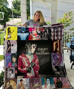 Joan Jett Albums Cover Poster Quilt Bedding Set - Great for Fans