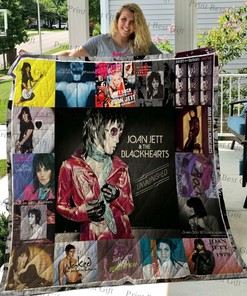 Joan Jett Personalized Quilt Bedding Set for Home Decoration and Gifts for Family