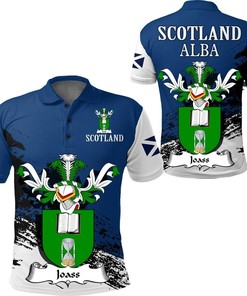 Joass Scottish Family Crest Scotland Special Polo Shirt - Golf Shirt