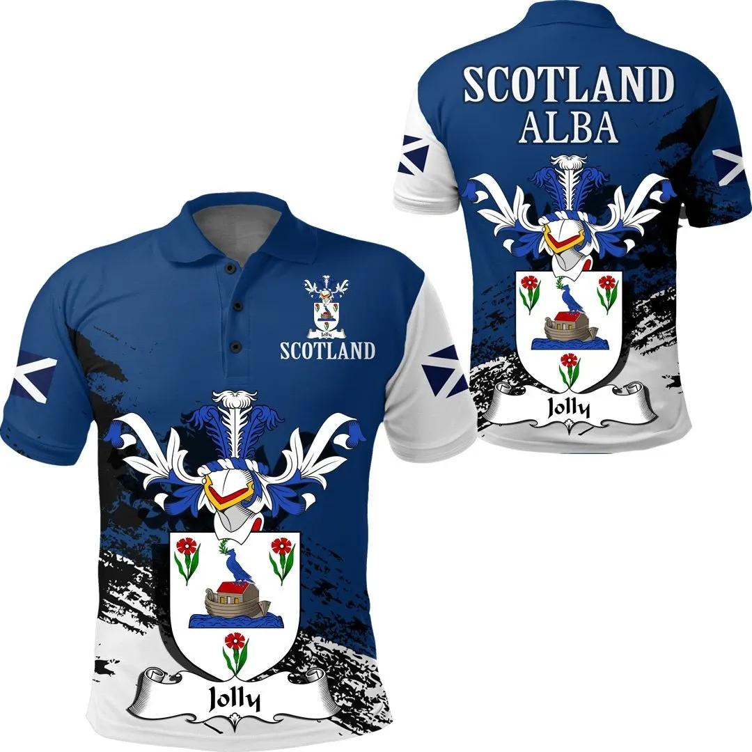 Jolly Scottish Family Crest Scotland Special Polo Shirt - Golf Shirt